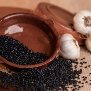 Lenteja caviar o beluga