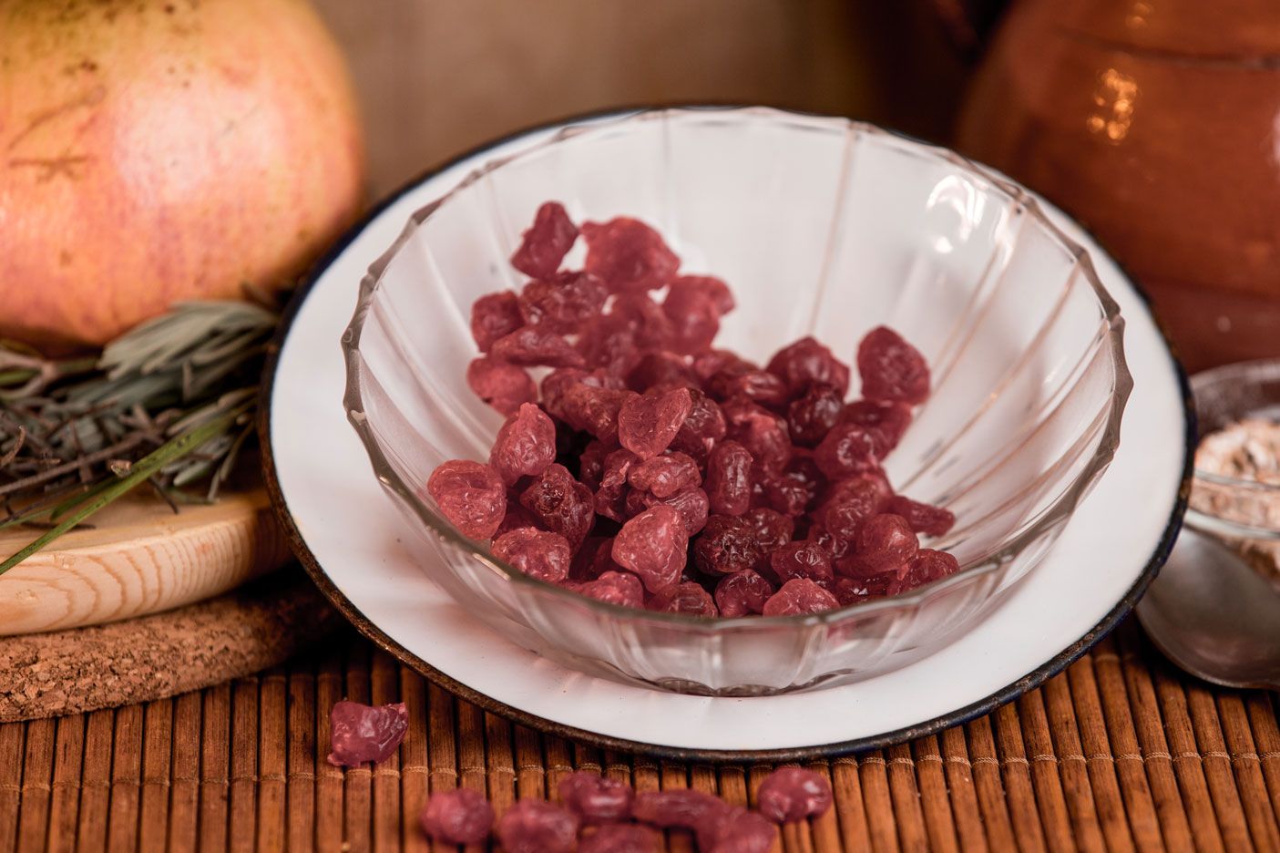 cereza deshidratada