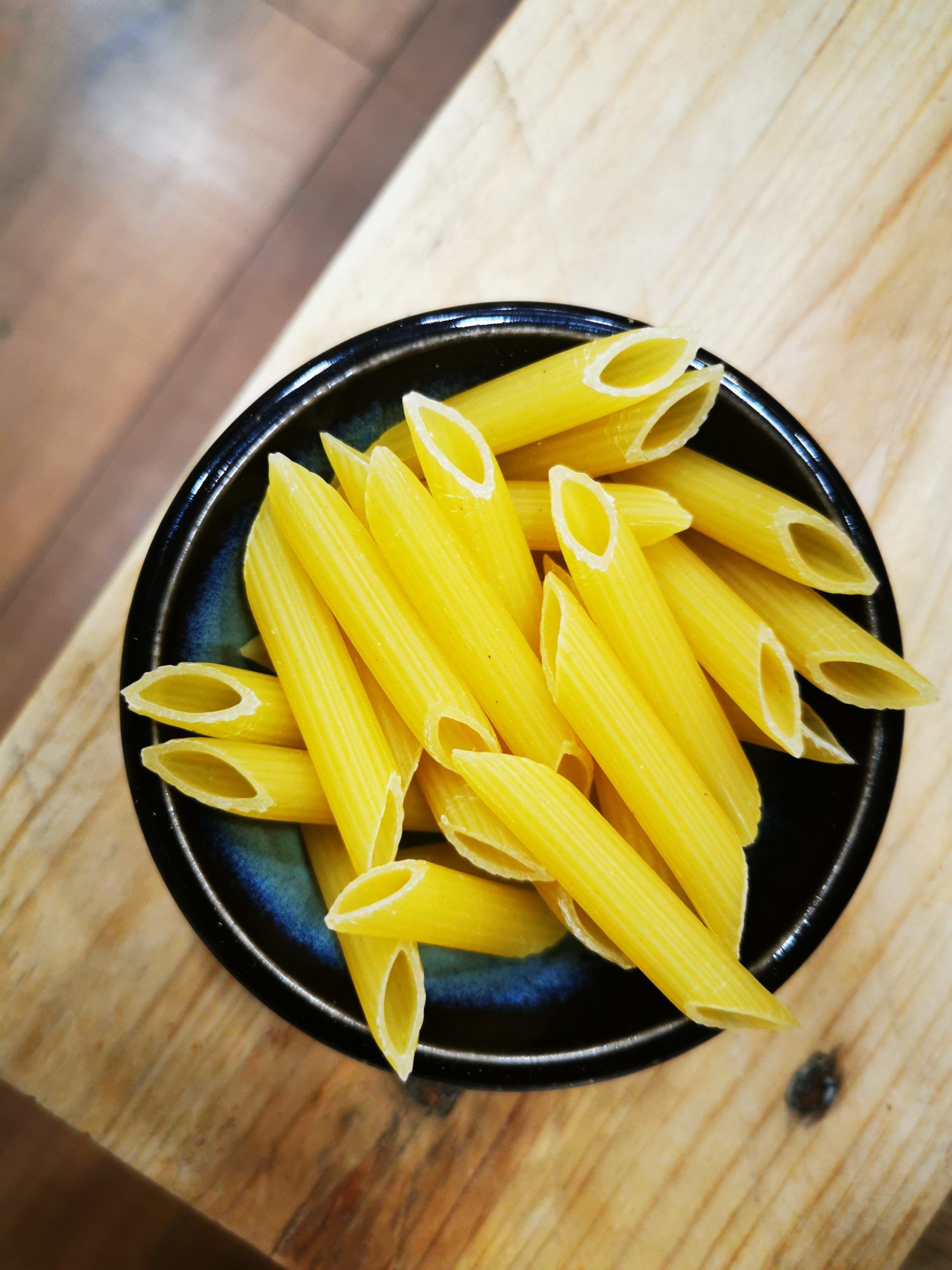 macarrón pluma