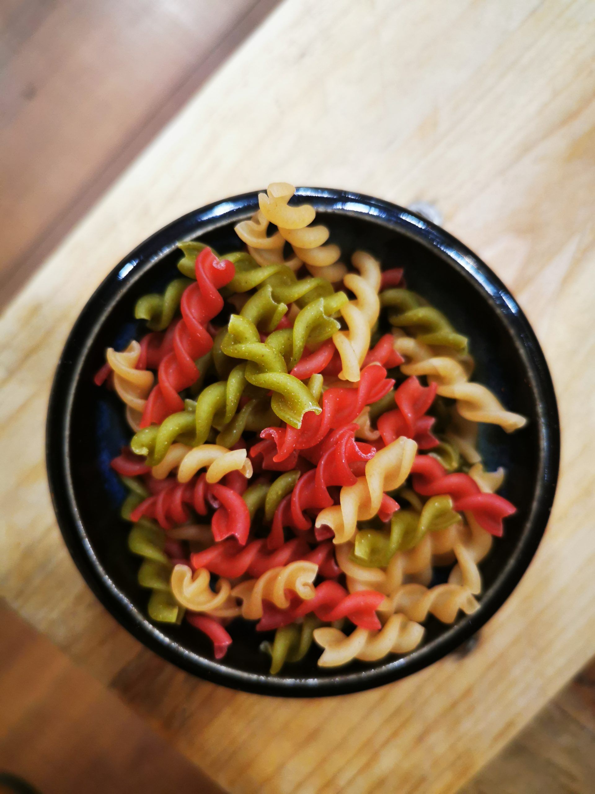 espirales de pasta sin gluten