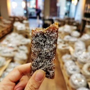 Barrita energética sin azúcar con coco