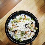 risotto setas y espárragos