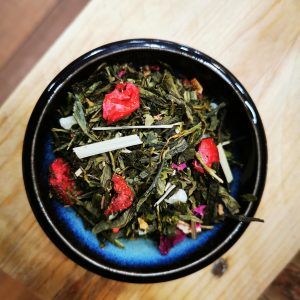 Té verde mojito de frambuesa