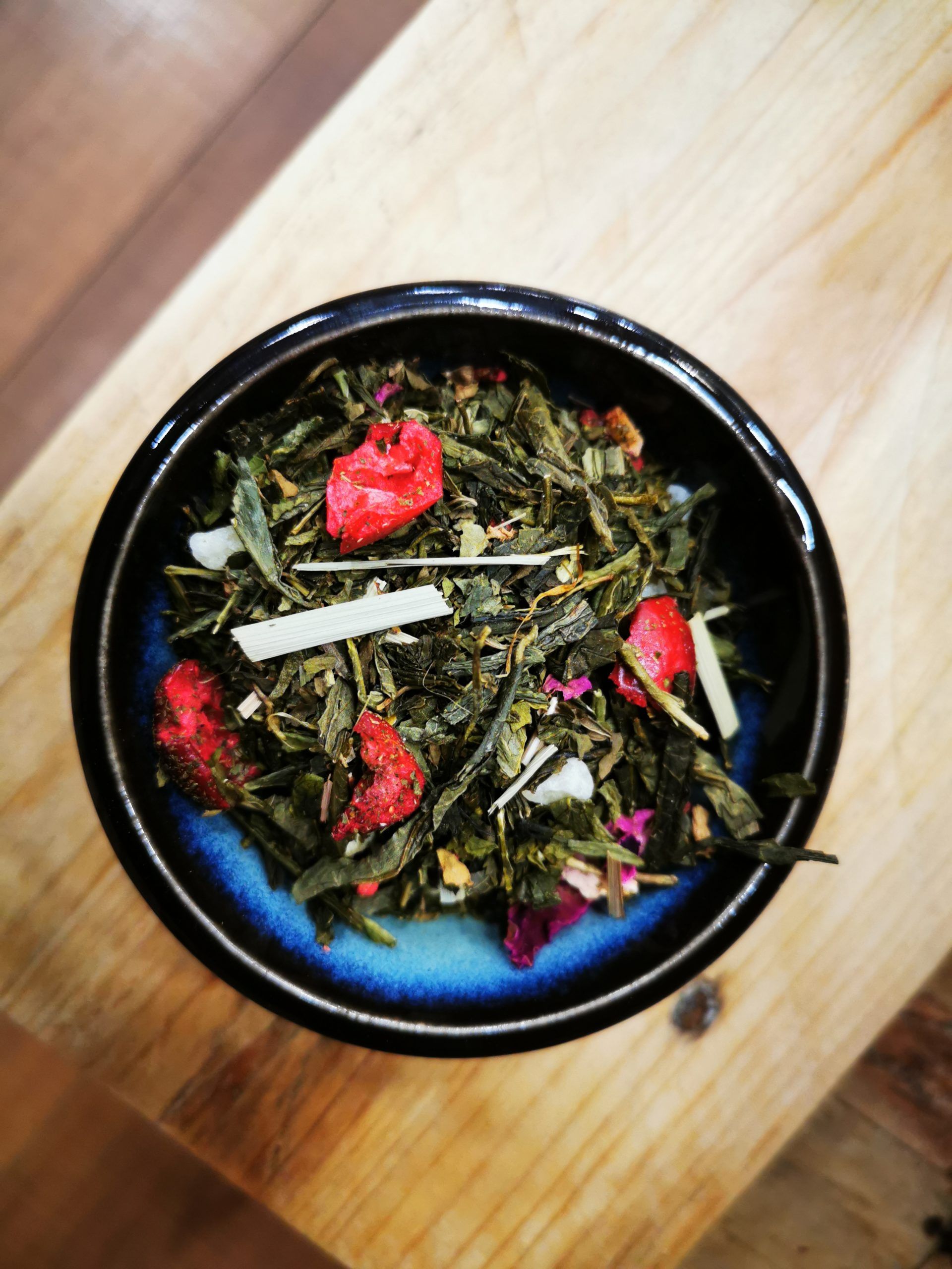 Té verde mojito de frambuesa