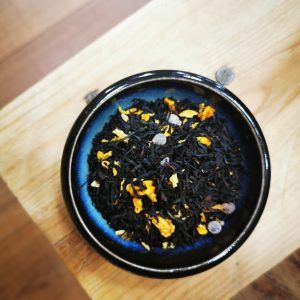 té chocolate y naranja