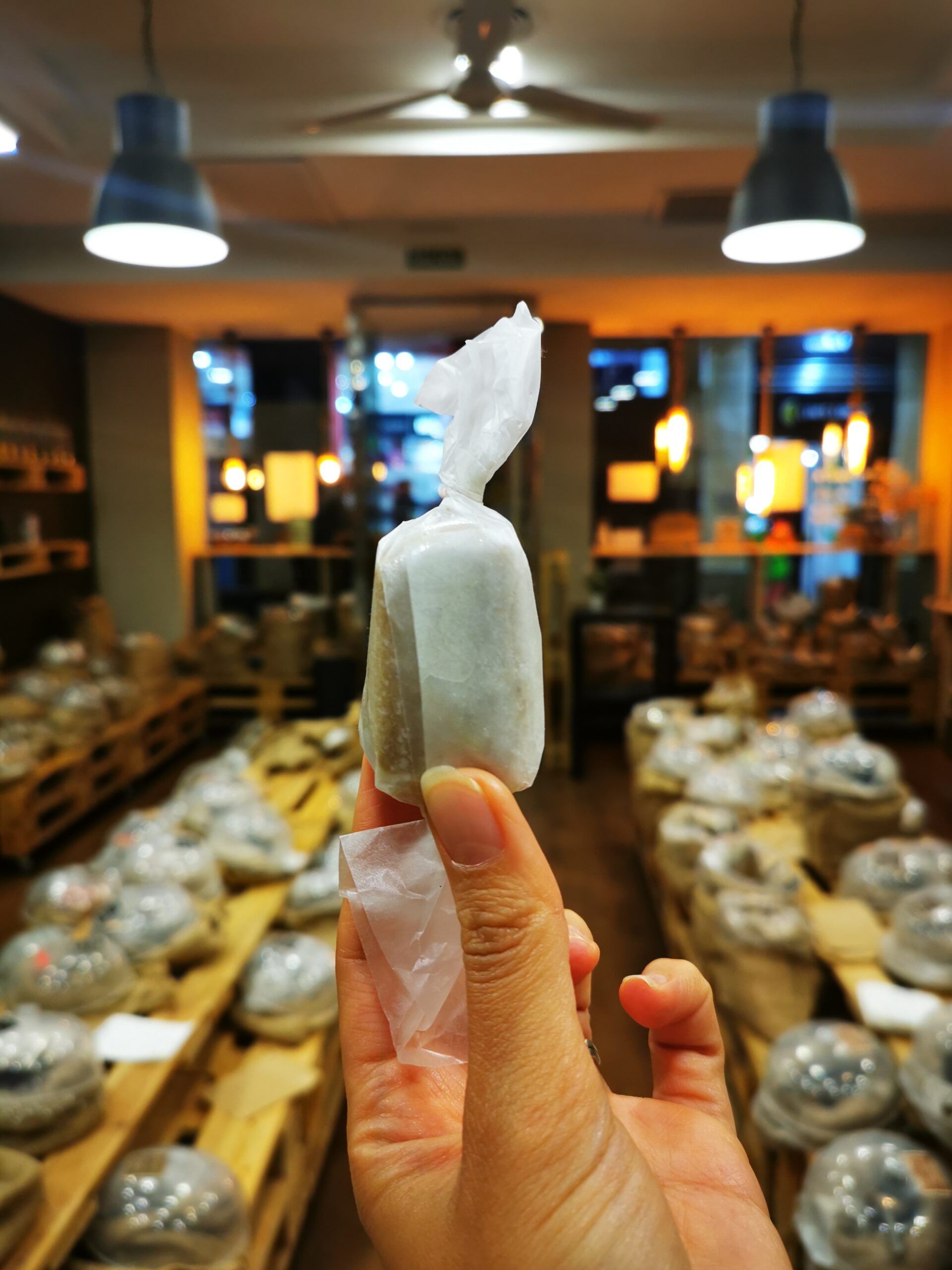 polvorón sin gluten vegano